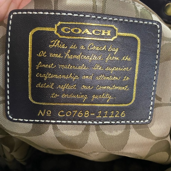 Coach Legacy Stripe 65th Anniversary Tote -11126 - Picture 6 of 10